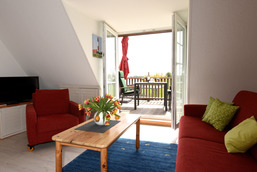 Blick auf die Terrasse